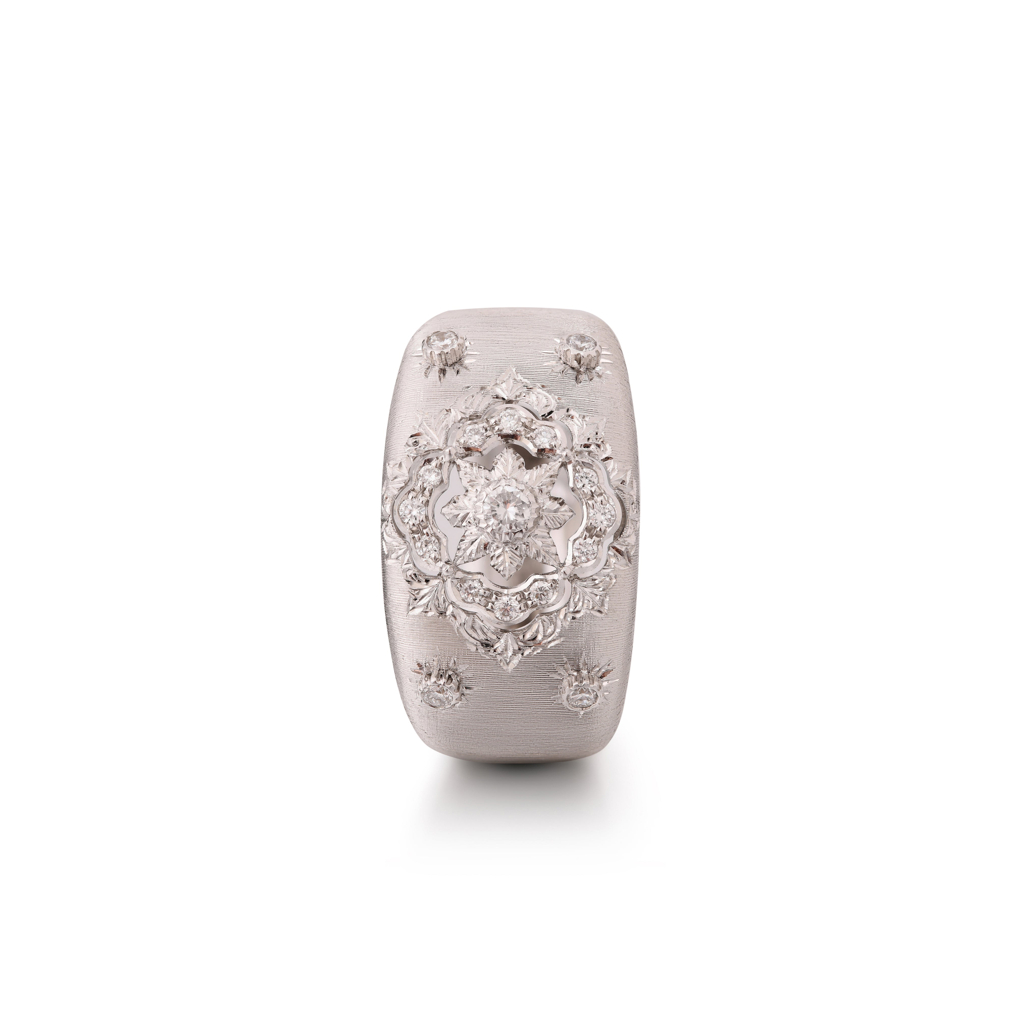 WHITE GOLD DIAMONDS RING-2